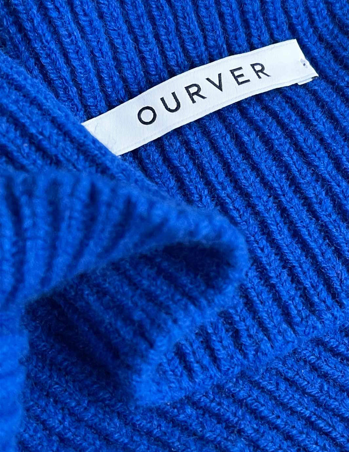 Beanie-Brilliant Blue - Premium Beanie from OURVER - Just £22.50! Shop now at OURVER
