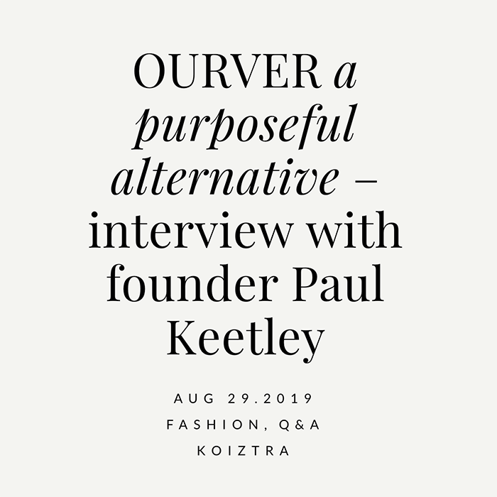 Q&A with OURVER