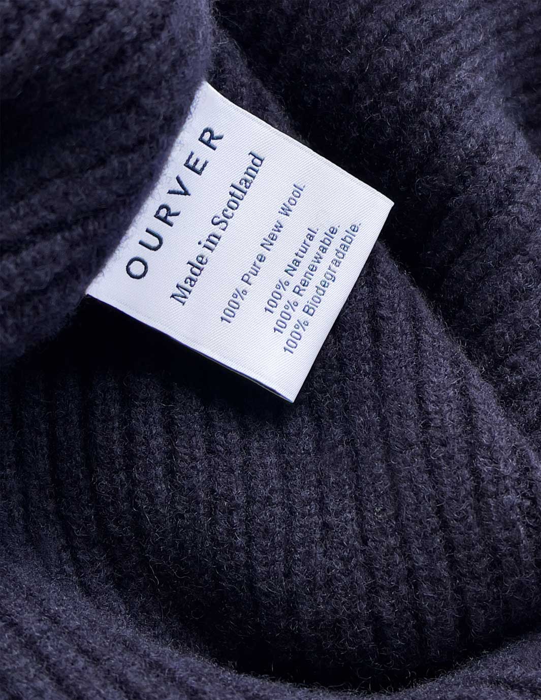 Beanie-Navy - Premium Beanie from OURVER - Just £28.00! Shop now at OURVER