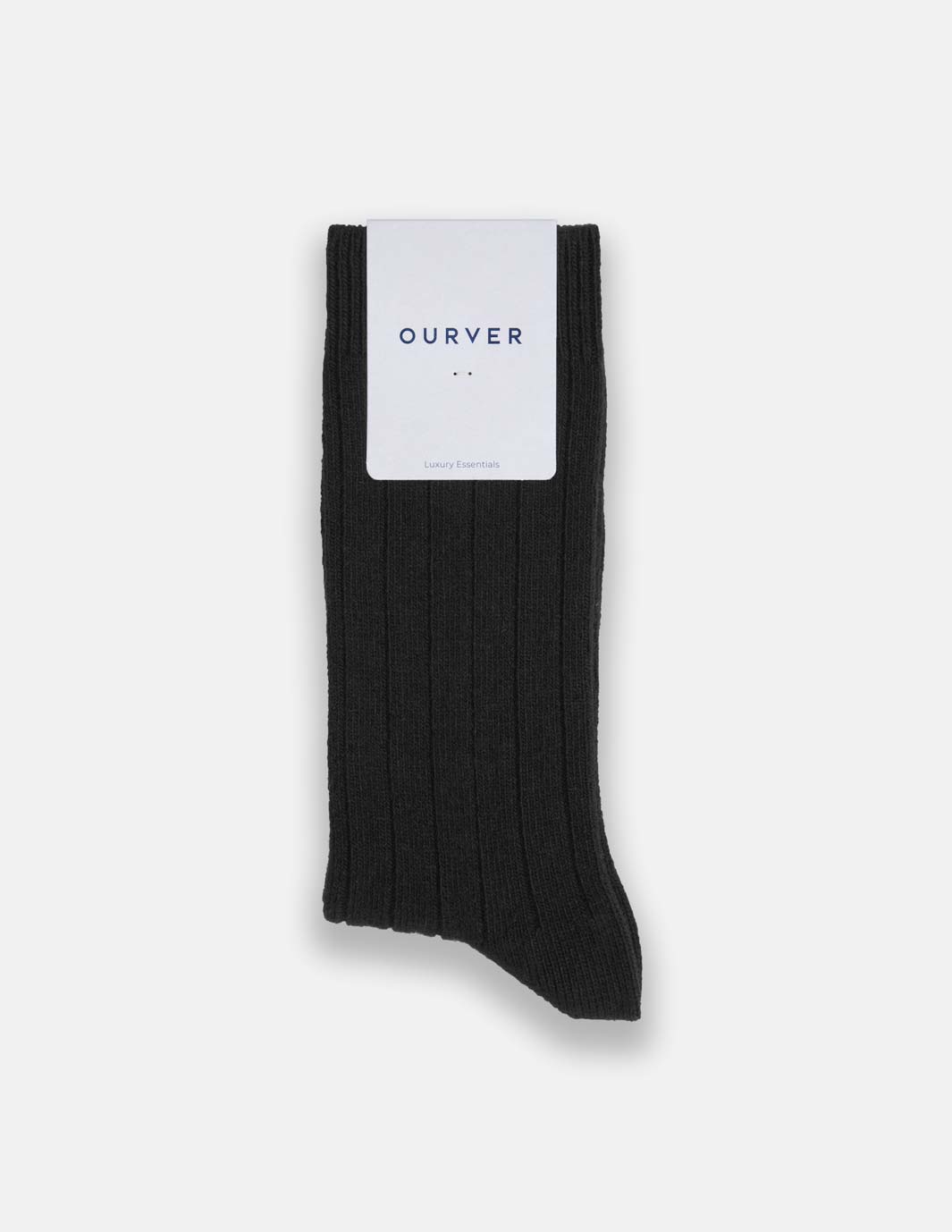 Cashmere & Merino Socks-Black - Premium Socks from OURVER - Just £6.00! Shop now at OURVER