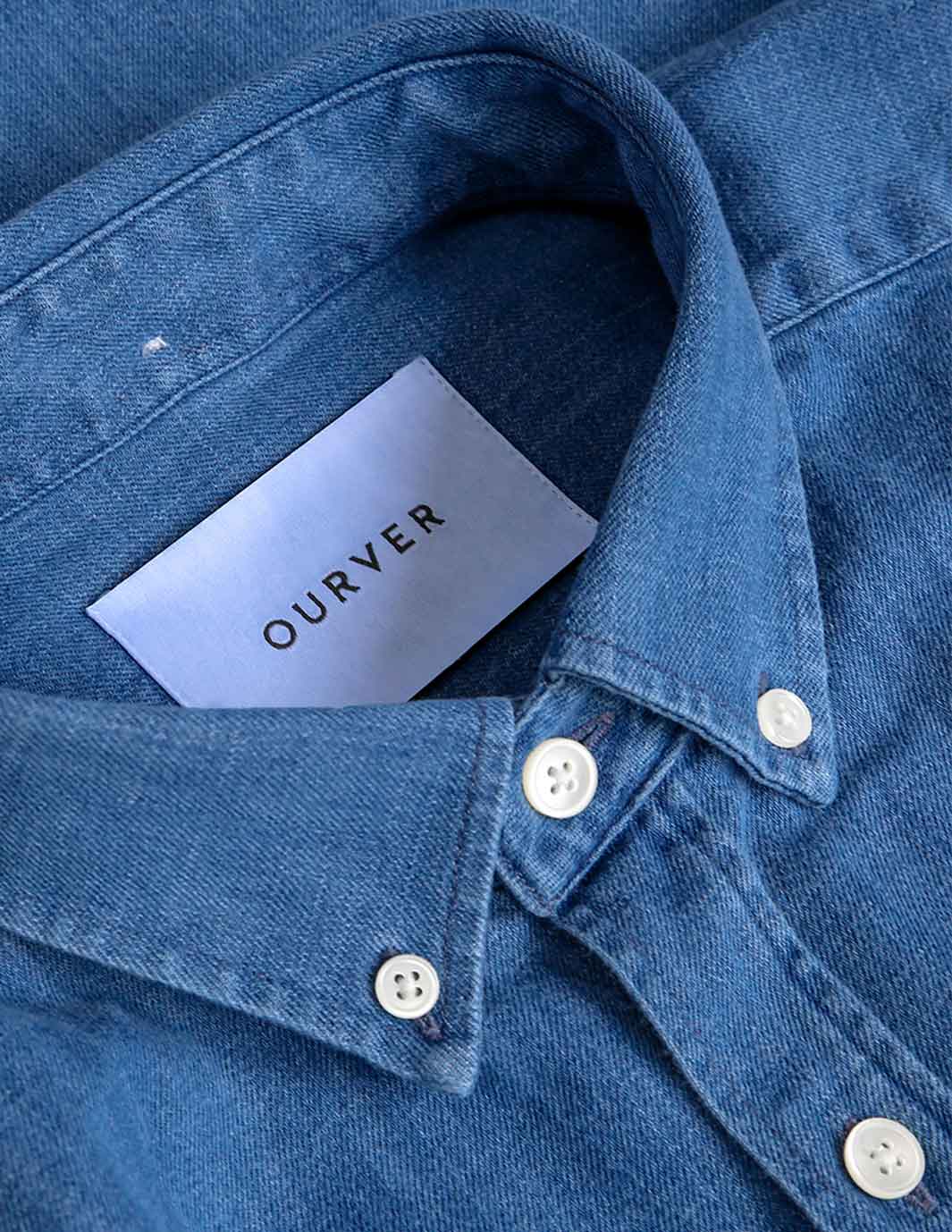 Organic Denim Shirt - Premium Shirts from OURVER - Just £39! Shop now at OURVER