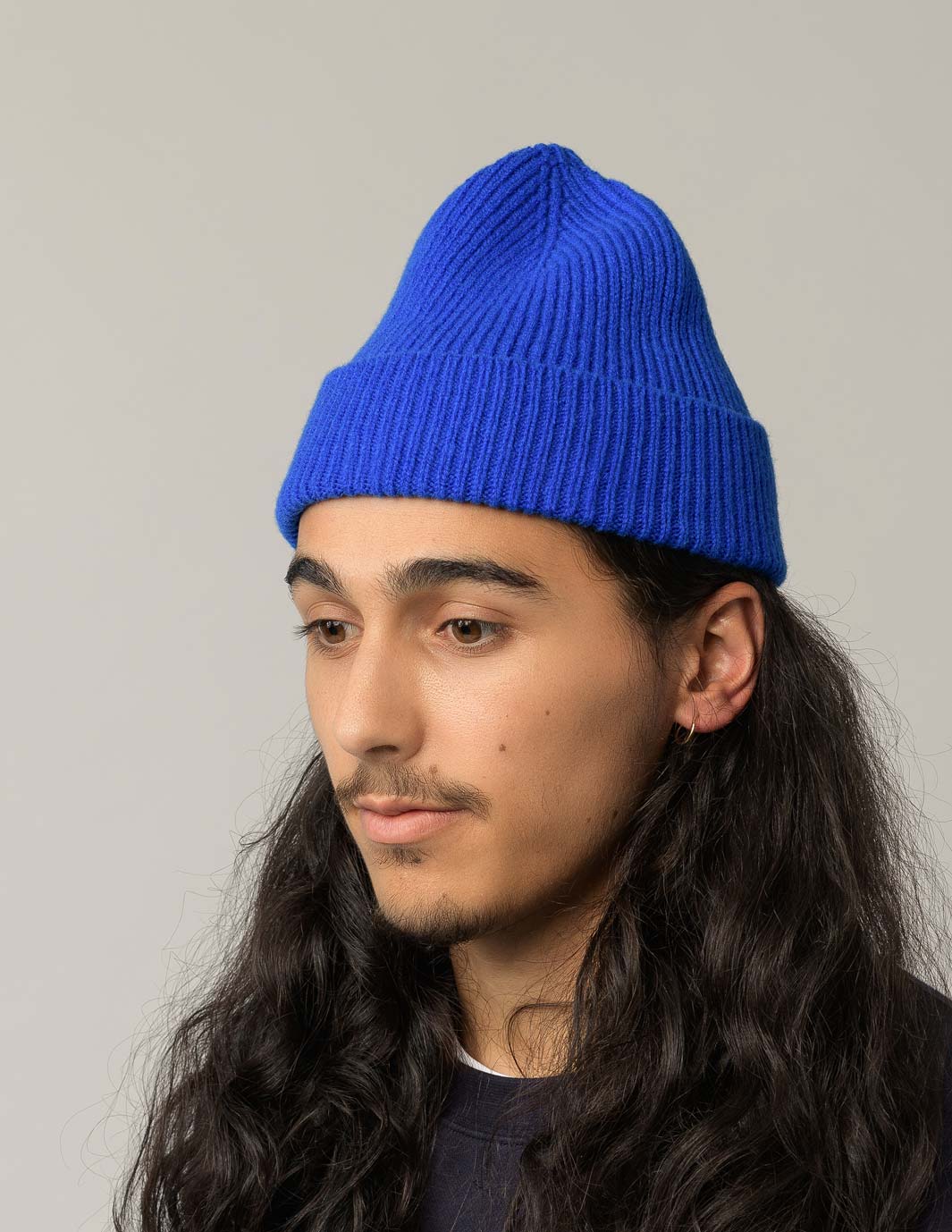 Beanie-Brilliant Blue - Premium Beanie from OURVER - Just £28.00! Shop now at OURVER