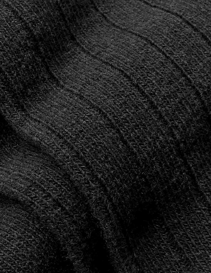 Cashmere & Merino Socks-Black - Premium Socks from OURVER - Just £6.00! Shop now at OURVER